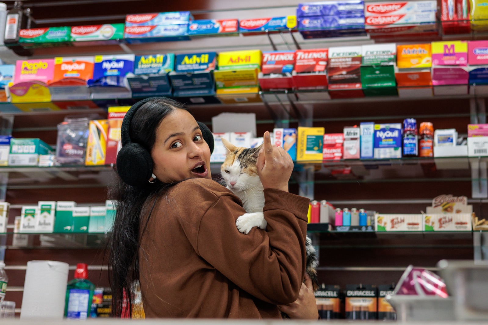 Mimi at the store